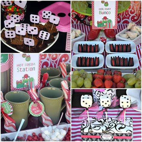 bunco party accessories|bunco party menu ideas.